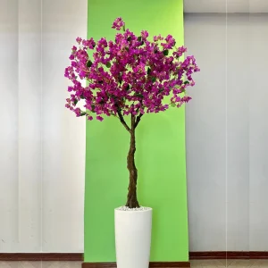 گل کاغذی صورتی 10شاخه