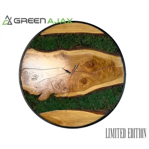 ساعت چوب خزه کد 26