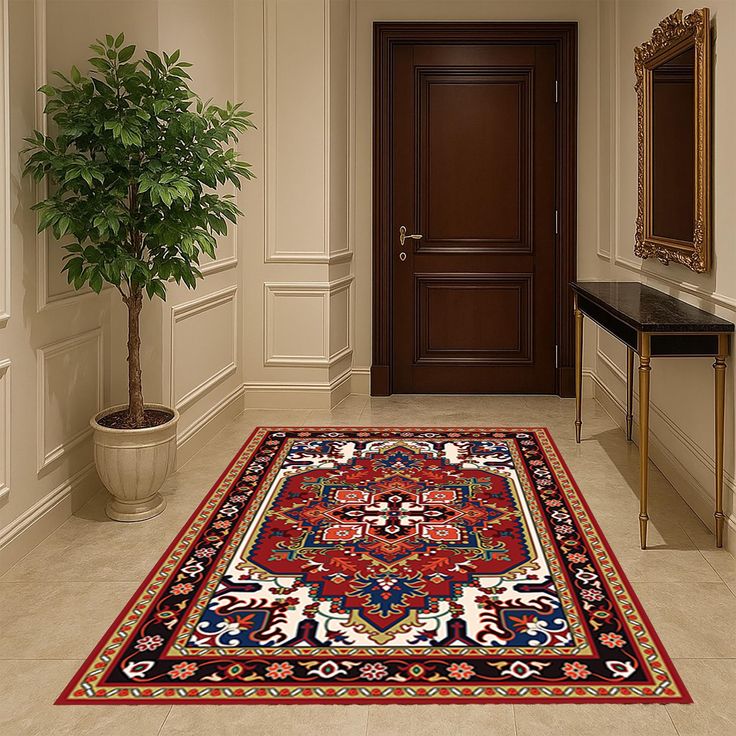 فرش‌های ماشینی طرح‌دار